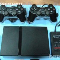 PLAY STATION 2+2 джойстика+1Игра, снимка 2 - Игри за PlayStation - 20285419