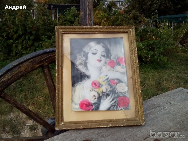 Старинна картина,снимка, снимка 1