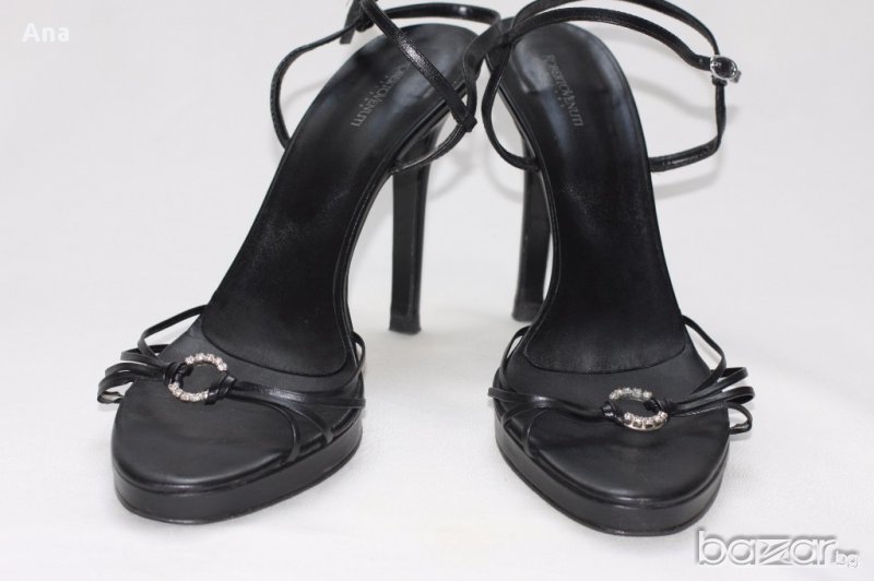 Сандали на висок ток Roberto Venuti, естествена кожа, снимка 1