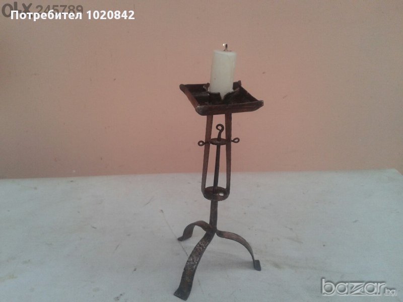 Свещник от ковано желязо, снимка 1
