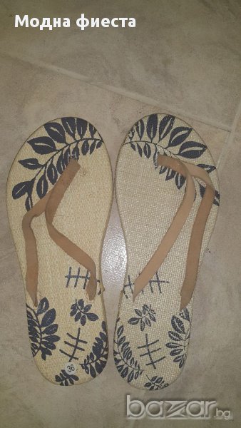 Дамски чехли с каишка от естествен велур, снимка 1