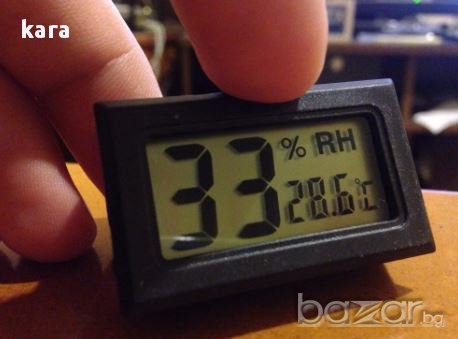 Цифров хигрометър с термометър , снимка 1