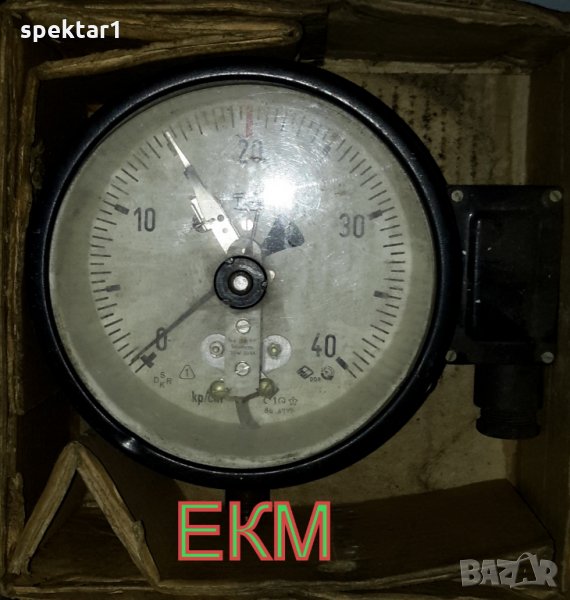 електроконтактен манометър манометри, снимка 1