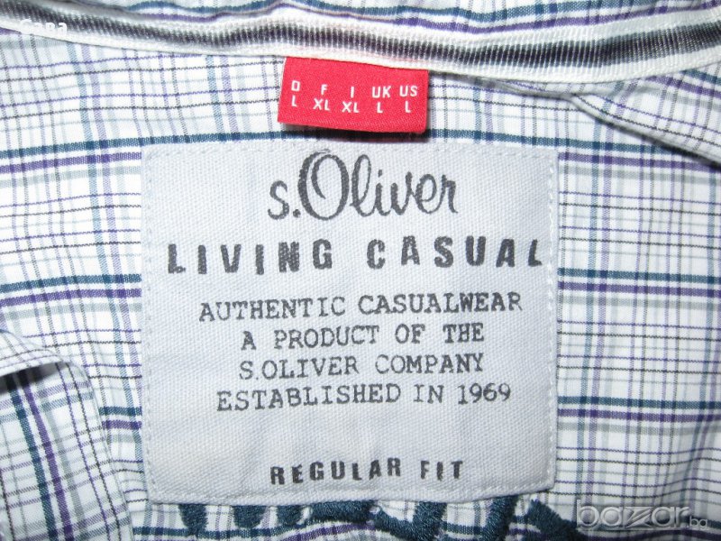 Риза S.OLIVER  мъжка,хл, снимка 1