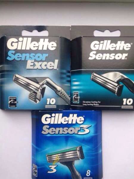 GILLETTE Sensor Excel 10 бр. ножчета - GILLETTE Sensor 3 в Мъжка козметика  в гр. Попово - ID24536526 — Bazar.bg