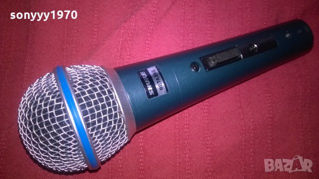 shure beta sm58s-вокален микрофон-внос швеицария, снимка 4 - Микрофони - 24262409