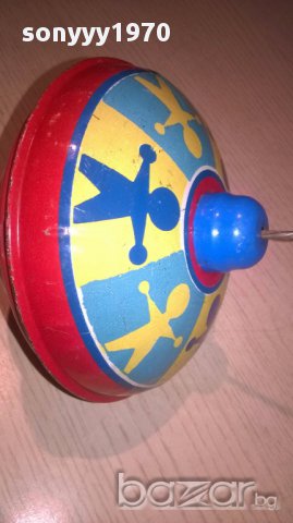 Ретро пумпал-метален с механизъм-15/25см, снимка 8 - Антикварни и старинни предмети - 13661033