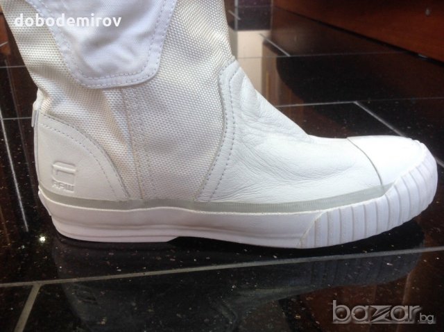 Нови бели ботуши G-Star Raw оригинал, внос Англия., снимка 1