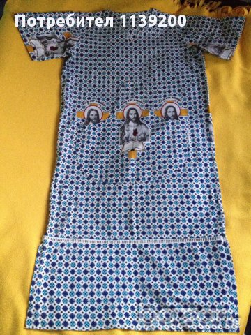 Нов африкански памучен кафтан с Иисус Христос L, снимка 1 - Рокли - 18031622
