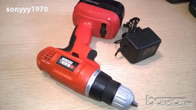 Blаck&decker-винтоверт14.4в-комплект-внос швеицария, снимка 11 - Винтоверти - 14683706