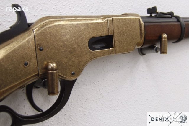 Пушка, карабина Winchester, USA 1866. Уинчистер 66 Реплика, снимка 2 - Колекции - 22430781