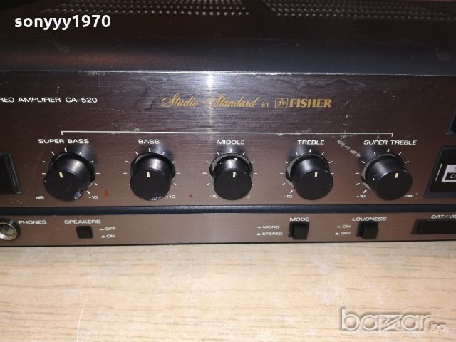 fisher ca-520 amplifier-made in japan-за ремонт-внос швеицария, снимка 11 - Ресийвъри, усилватели, смесителни пултове - 20288149