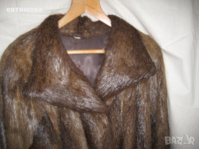 Кожено палто от норка 3/4, снимка 3 - Палта, манта - 23428197
