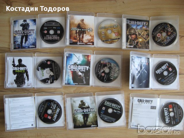 CALL OF DUTY PS3 Колекция, снимка 2 - Игри за PlayStation - 15172537