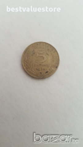 5 Сантима 1973г. / 1973 5 Centimes KM# 933 Gad# 175 Schön# 228