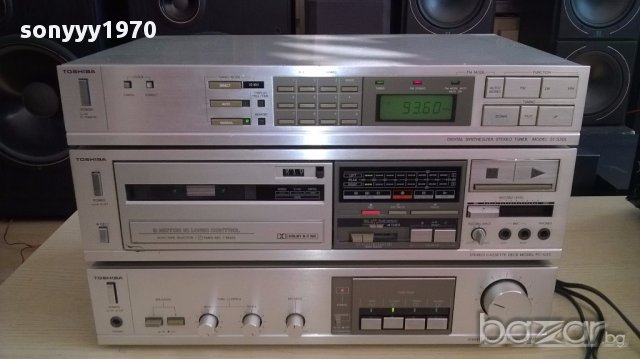 Toshiba tuner+deck+amplifier-внос швеицария, снимка 2 - Ресийвъри, усилватели, смесителни пултове - 13277037