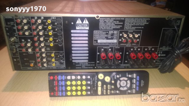 denon avr-2801-7-chanel saraund receiver-3-optical-8-s video-japan-от швеицария, снимка 17 - Ресийвъри, усилватели, смесителни пултове - 9062669