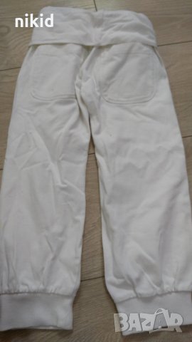 Бял детски панталон с ластик в талия марков dodi petto, снимка 2 - Детски панталони и дънки - 23197449