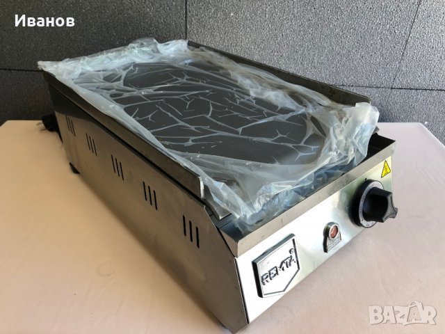 Професионална Електрическа Скарa Плоча Гладкa Повърхност 31 см 