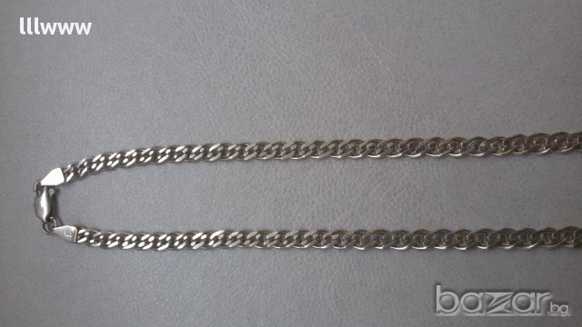 Сребърен ланец 925, снимка 5 - Колиета, медальони, синджири - 11625993