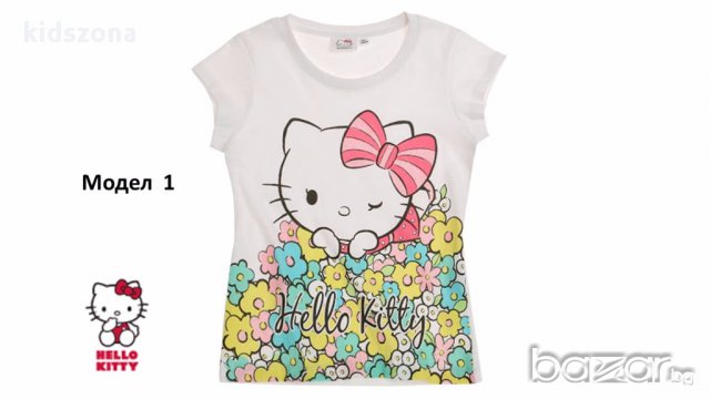 Детска тениска Hello Kitty за 3, 4 и 6 г. - М1-3, снимка 3 - Детски тениски и потници - 17285134