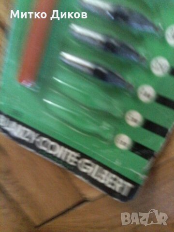 Перодръжка с писци винтидж  за писане с мастило различна големина френски Трераид инокс, снимка 4 - Антикварни и старинни предмети - 22983955