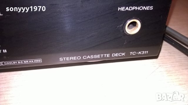 sony tc-k311 deck-made in japan-2 motor-внос швеицария, снимка 11 - Декове - 24964414