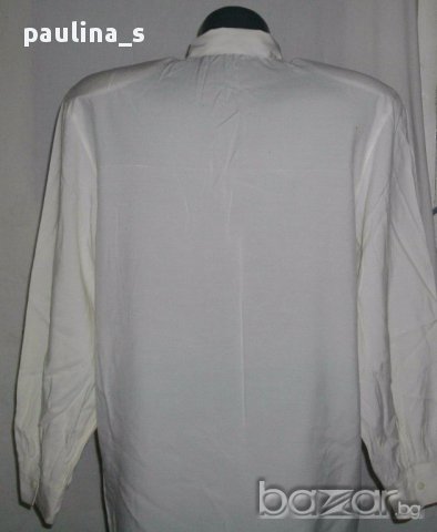 Дамска копринена риза тип туника със сатенени бродерии / голям размер , снимка 4 - Ризи - 17252272