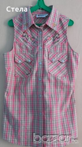 Риза с многоцветни камъчета, снимка 2 - Ризи - 18419018