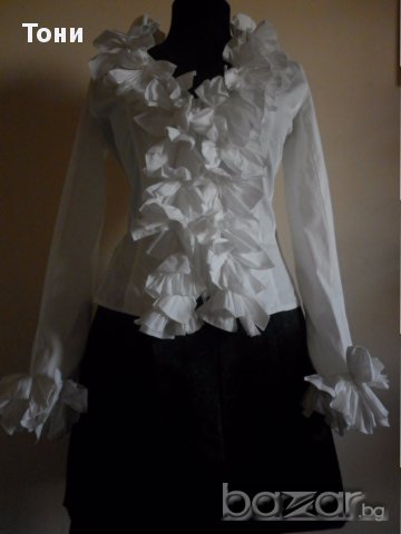 Бяла риза на Anne Fontaine THE KIMMY , снимка 6 - Ризи - 16624117