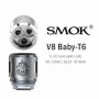 Smok TFV8 Baby T6 Coils 0.2ohm изпарителни глави за вейп , снимка 1 - Вейп без пълнители - 23189664