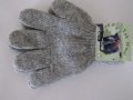  Машинно плетени детски ръкавици от вълна от як с 5 пръста,, снимка 3