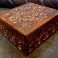 Кутия за бижута Дърворезба, снимка 3 - Антикварни и старинни предмети - 14515111