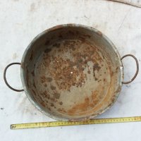 стара кована метална тава за лютеница, снимка 2 - Антикварни и старинни предмети - 25002963