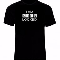 Шерлок Холмс Sherlock Holmes I am Sher Locked Тениска Мъжка/Дамска S до 2XL, снимка 1 - Тениски - 14771979