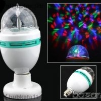 LED ротационна лампа с диско ефект , снимка 1 - Други стоки за дома - 20249059