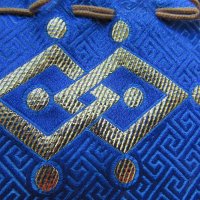 Традиционна торбичка тип пунгия от плат DELL от Монголия-13, снимка 3 - Други ценни предмети - 23414055