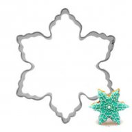 метална форма снежинка резец за украса с фондан захарно тесто сладки и др., снимка 1 - Форми - 12692634