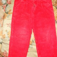 червени детски джинси, снимка 1 - Панталони и долнища за бебе - 22220151