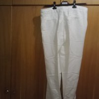 бял ленен панталон, снимка 2 - Панталони - 25075118