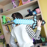 Майнкрафт, Minecraft диамантен меч 35лв, кирка, брадва 40лв.  играчка Маинкрафт , снимка 2 - Рисуване и оцветяване - 13312173