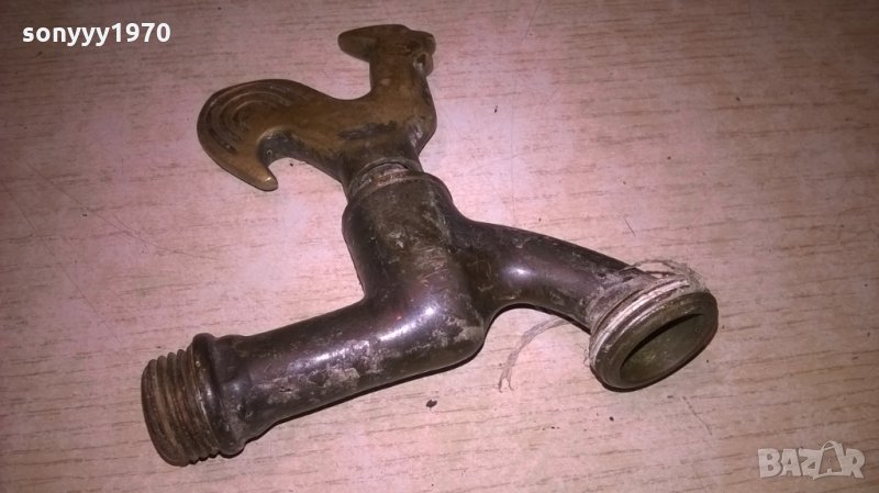 петле-мед/месинг-12х11х2см-чешма-внос швеицария, снимка 1