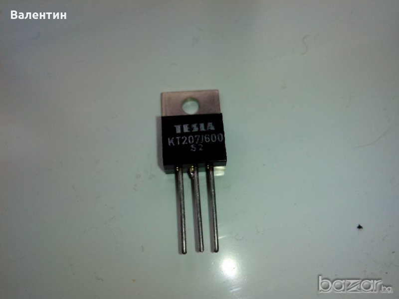 КТ207/600 - Триак 600V/3A; TESLA, снимка 1