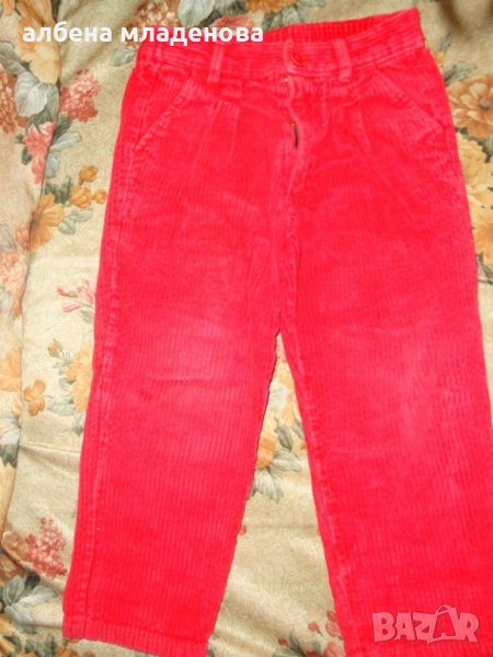 червени детски джинси, снимка 1