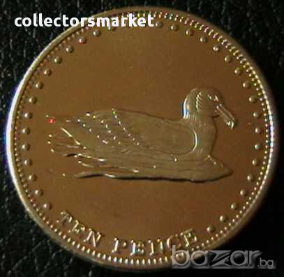 10 пенса 2009, Остров Гоф(Архипелаг Тристан да Куня), снимка 1