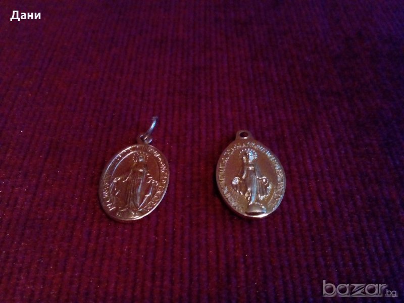Католически медальони с Богородица, снимка 1