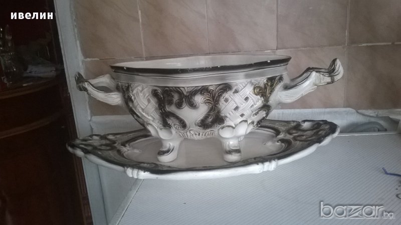 викторианска табла и фруктиера, снимка 1