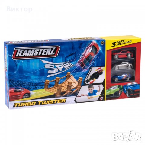 Турбо писта с три колички от Тeamsterz turbo twister