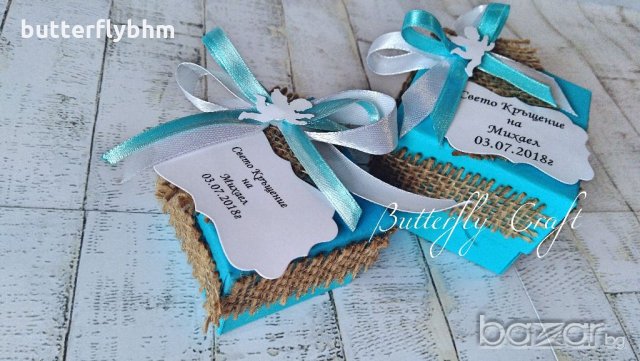 Комплект за кръщене, Артикули за кръщене, Аксесоари за кръщене, Украса за кръщене, снимка 6 - Подаръци за кръщене - 21158006