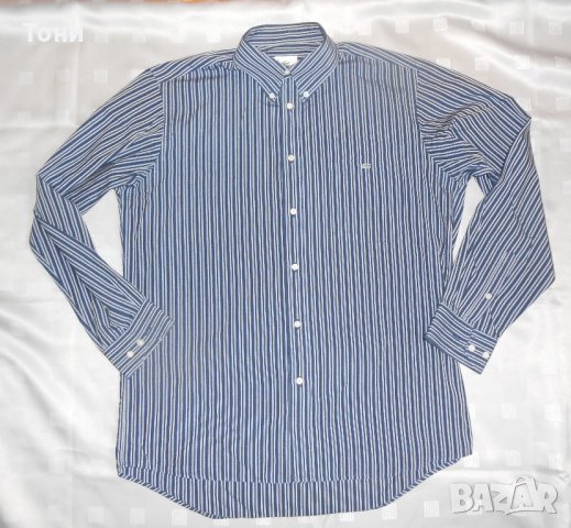Риза с дълъг ръкав Lacoste -размер 40, снимка 10 - Ризи - 22029424